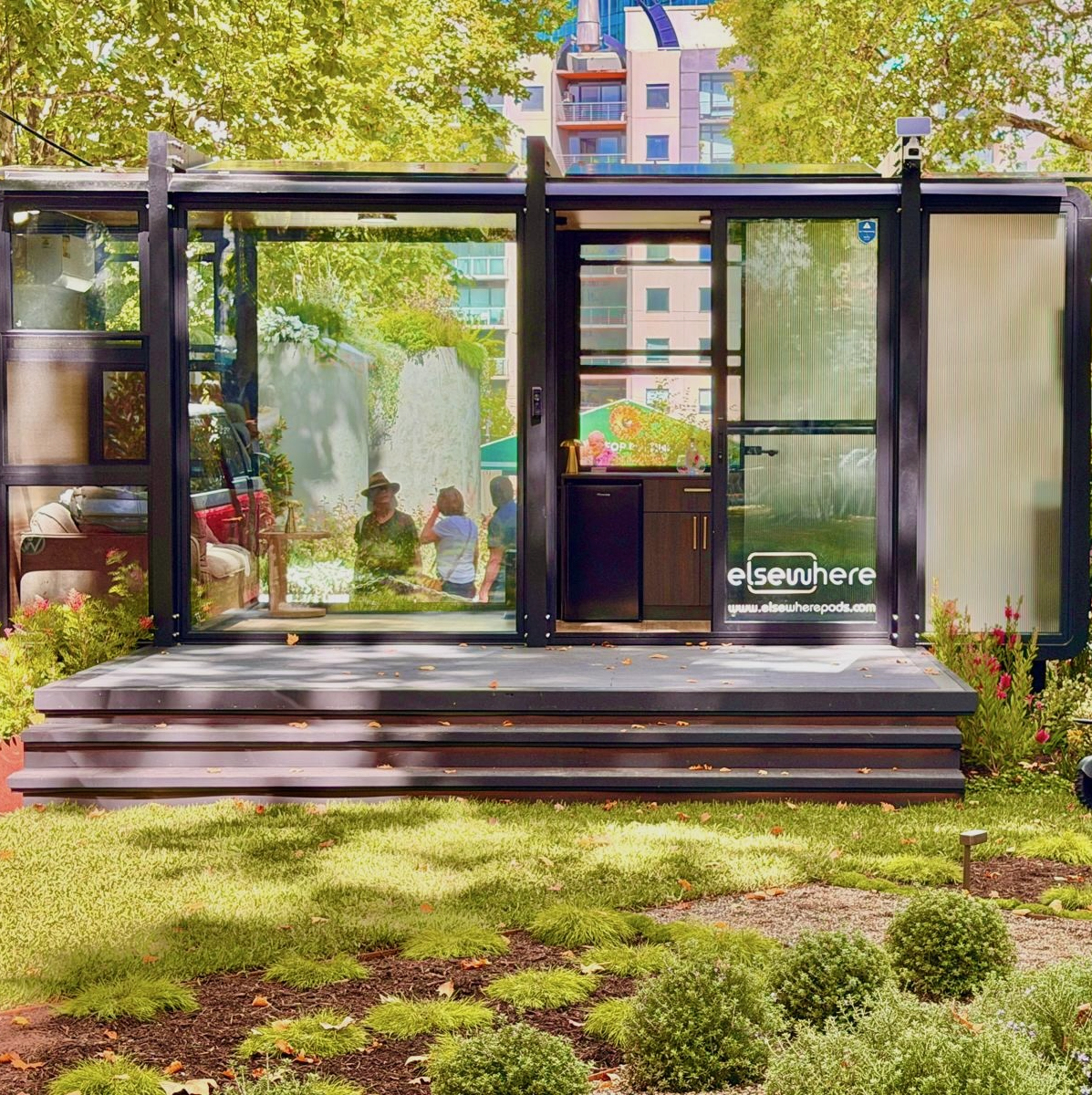 jamie durie house at the Melbourne flower show